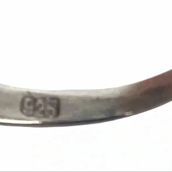 925 STERLING SILVER TOE RING XS BUTTERFLY STONE OPEN BEACH VACATION JEWELRY - Picture 2 of 8